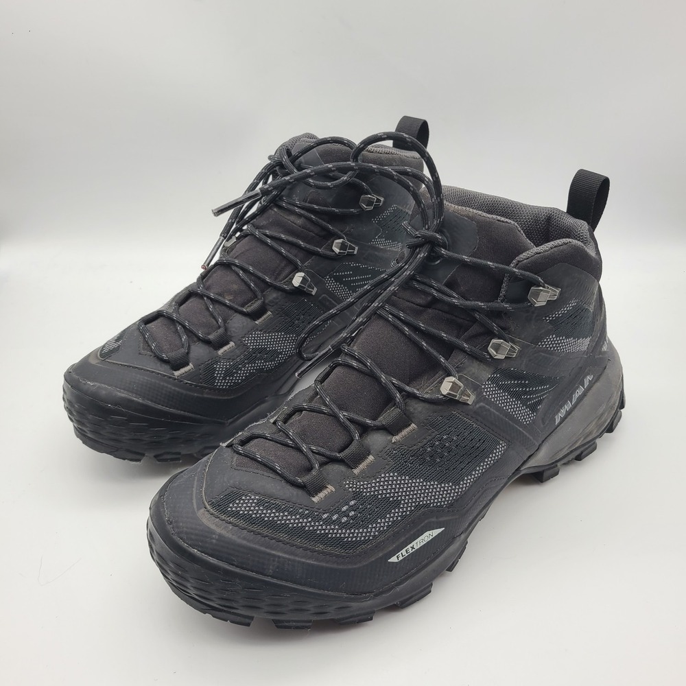 Mammut Ducan Mid GTX Gore-Tex Men's 8 Hiking Boots Mountaineering Black